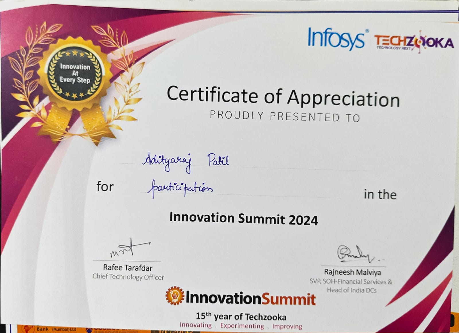 Certificate 10